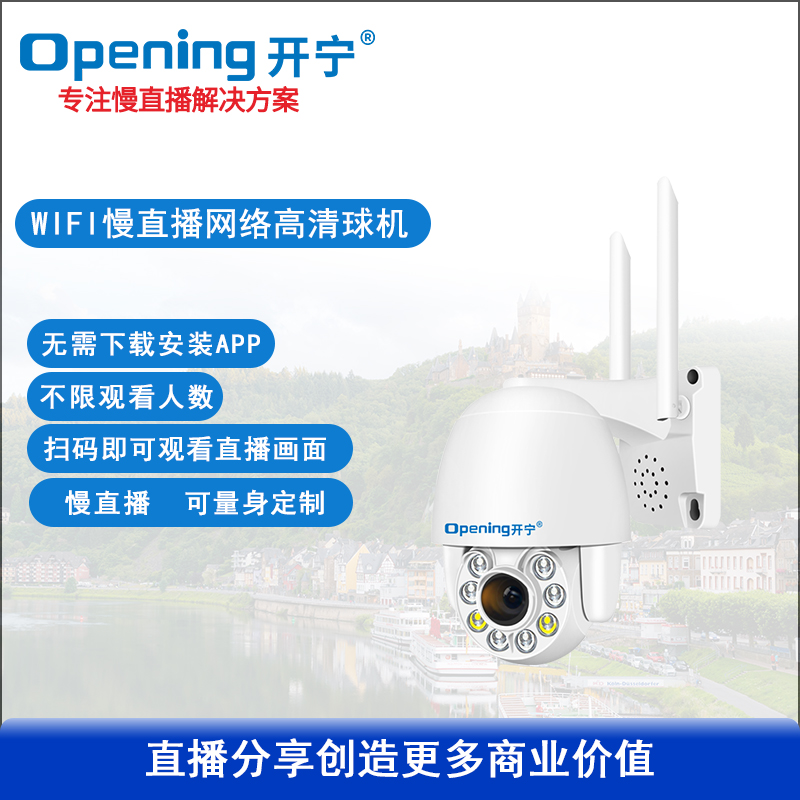 開寧無(wú)線WIFI慢直播智能小球